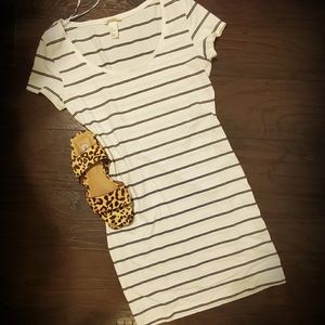 H&M Striped Bodycon Dress